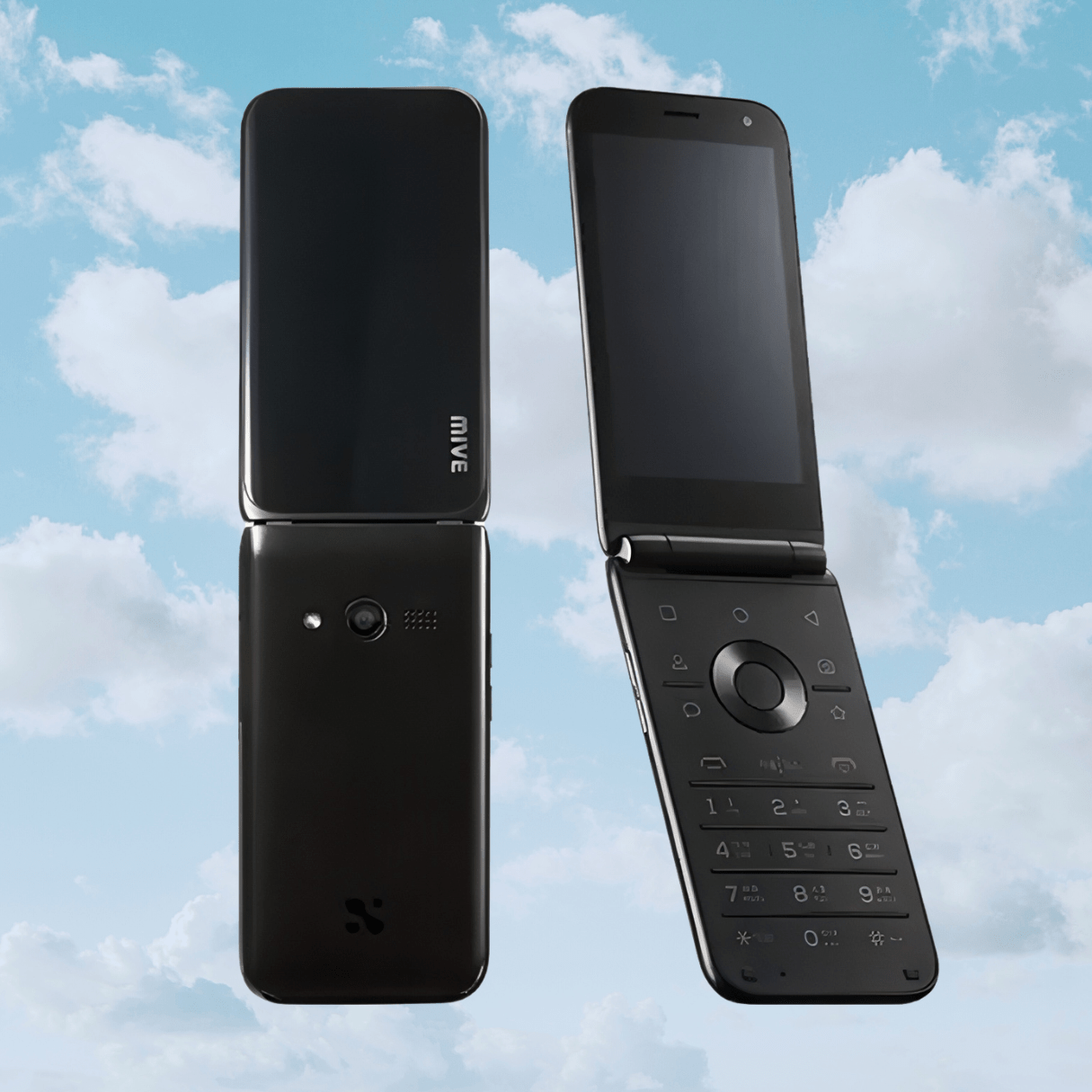 ALT MIVE Style Folder AT - M120 - Unlocked - Android 12 Flip Smartphone - Y2KPHONES
