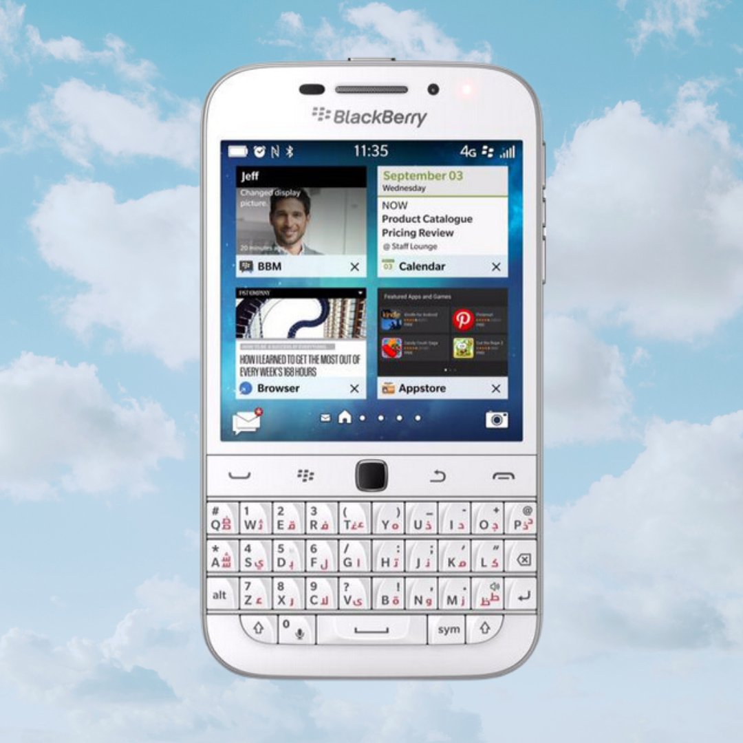 Blackberry Classic Q20 - Unlocked - 4G/WiFi Smartphone - Y2K PHONES