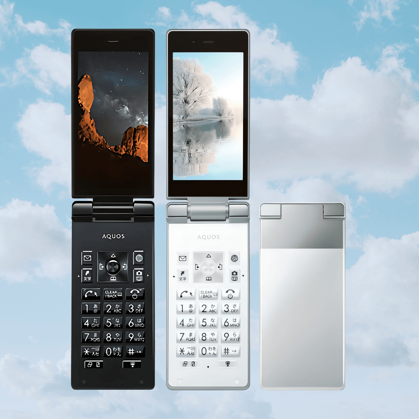 Sharp Aquos 501SH - Unlocked - Android Keitai Flip Phone - Y2KPHONES