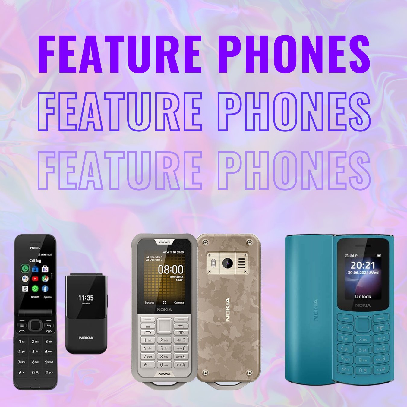 4G Feature Phones – Y2KPHONES