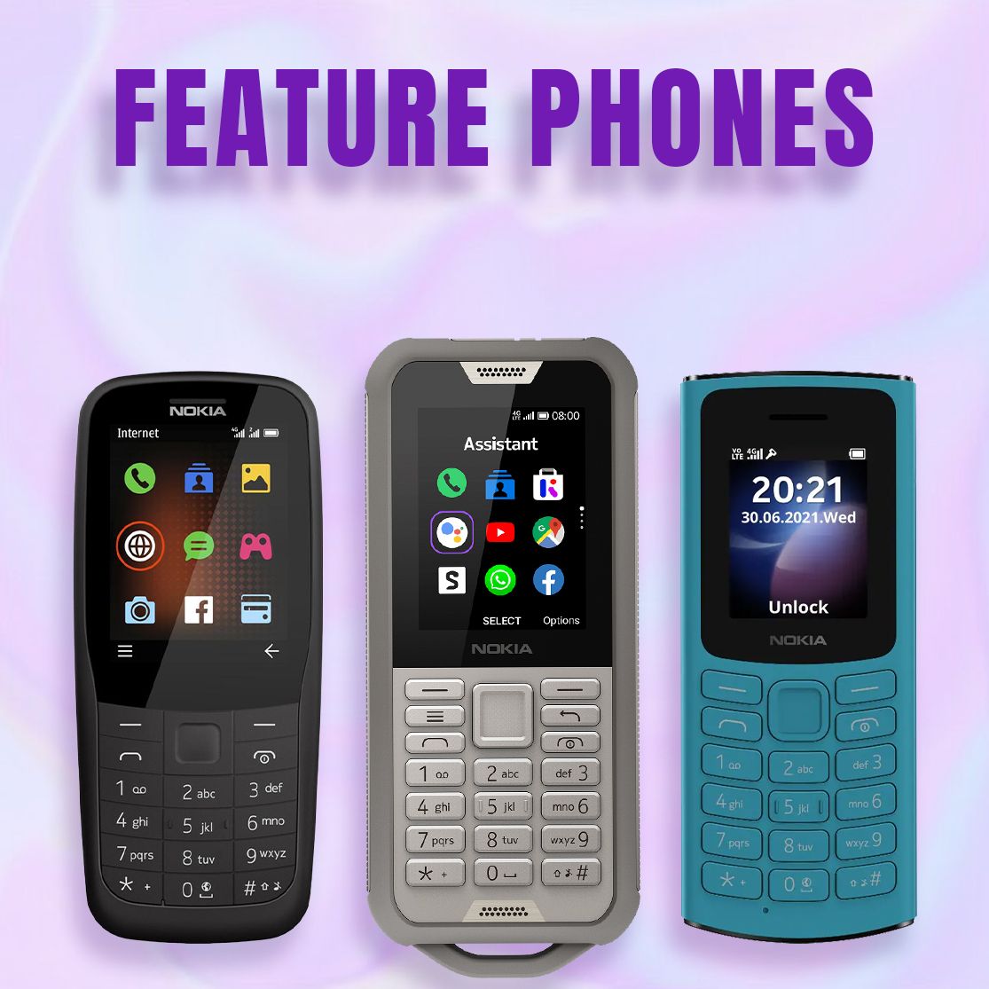 4G Feature Phones – Y2KPHONES