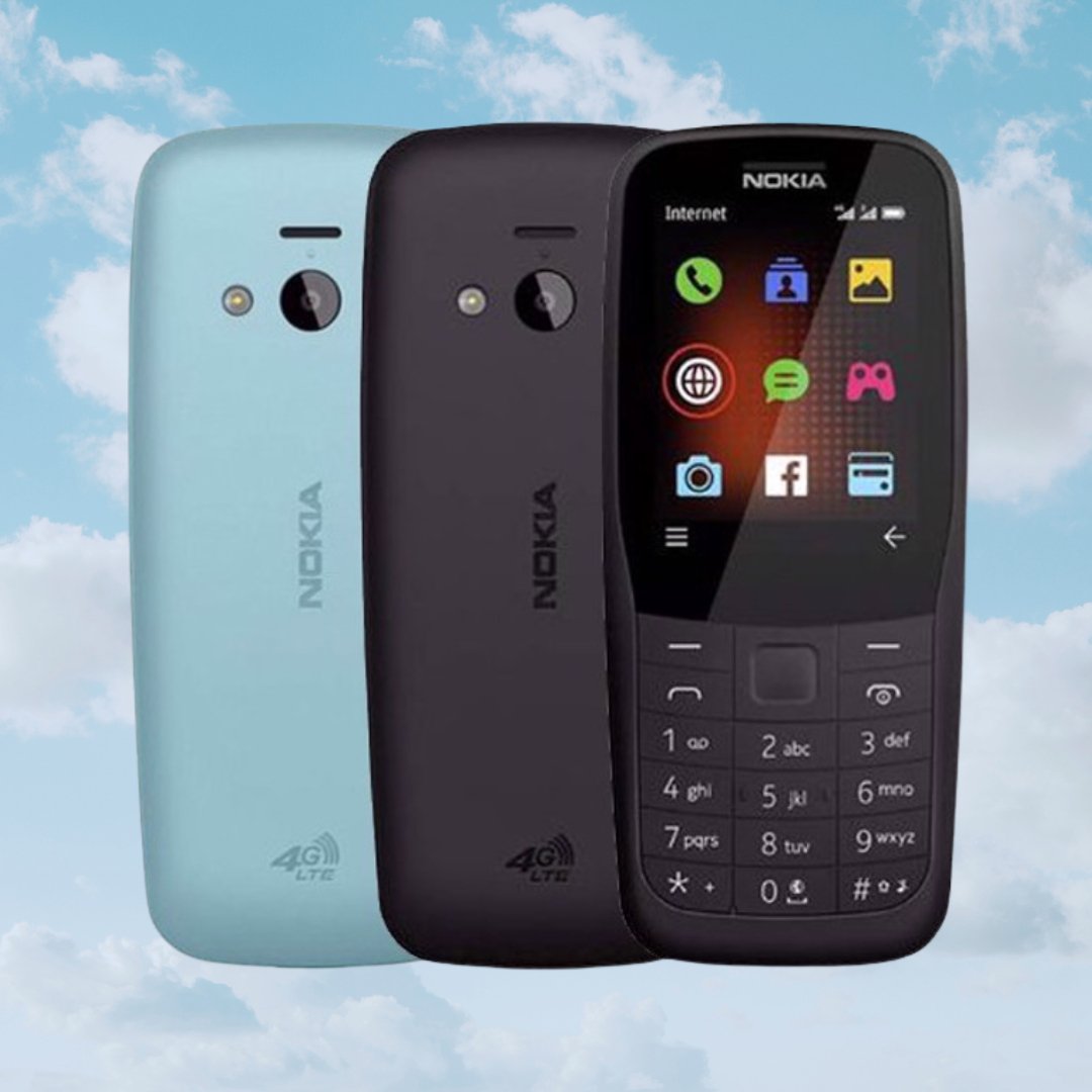 Nokia 220 4G - Unlocked - 4G Feature Phone (With Facebook & Web Browser) - Y2K PHONES