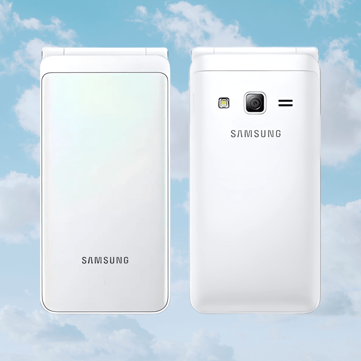 Floder Phone Samsung Galaxy Folder 2 G160N (Korean Variant) | White Android Flip ...